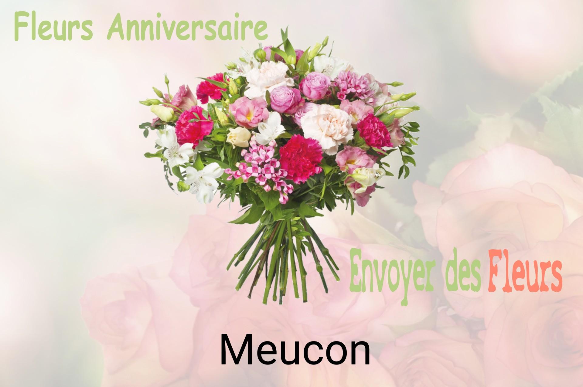 Bouquet de fleurs d’anniversaire livré à Meucon